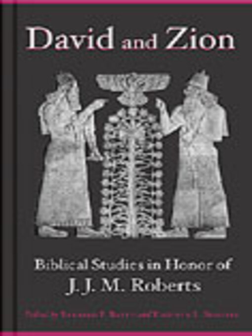 Title details for David and Zion by Bernard F. Batto - Wait list